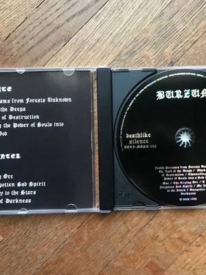 CD Burzum - Burzum, Deathlike Silence, later repress, σαν καινούργιο