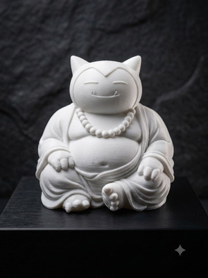 Snorlax Buddha διακοσμητικό καινούργιο, 3D εκτύπωση
