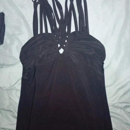 Elastic dress like new, black, one size