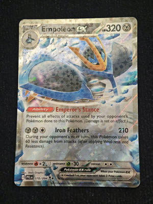 Empoleon EX PFL 070 Pokémon Phantasmal Flames new with sleeve and toploader