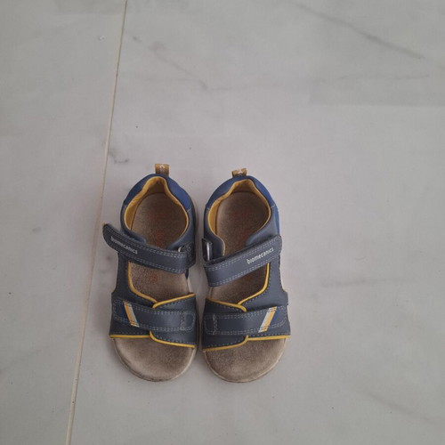Biomecanics children's sandals size 24 used, blue and yellow