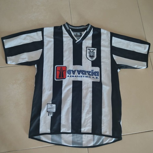 PAOK jersey replica 2000-01 Sikabala, size M