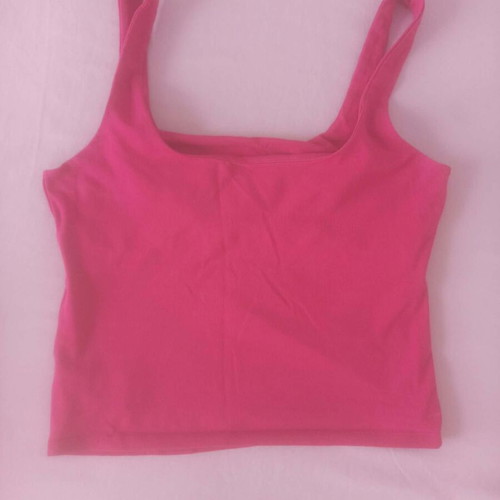 Pink sleeveless top, women's, size S