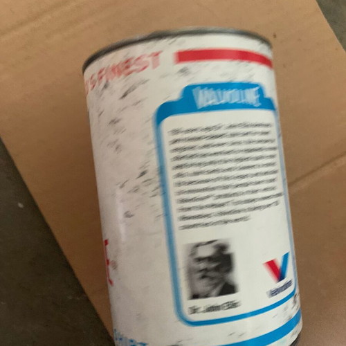 Valvoline Synguard metal 2lt with vintage box and shirt gift