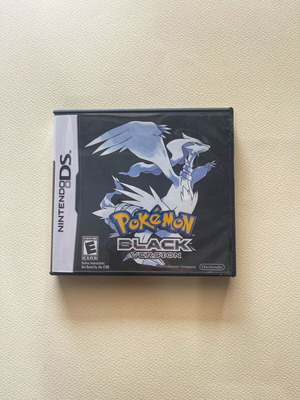 Κασέτα Pokemon Black Nintendo DS σαν καινούργιο με κουτί custom