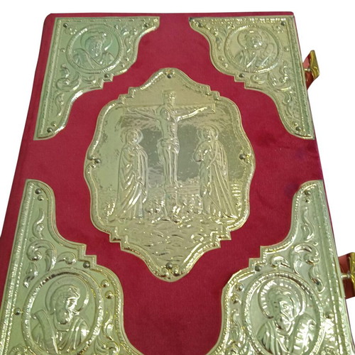 Gospel new with velvet and gilded metal details