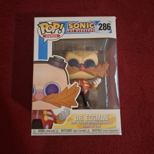Funko Pop Dr. Eggman 286 like new from Sonic the Hedgehog
