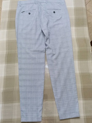Vittorio women's checkered pants like new, gray, size S-M