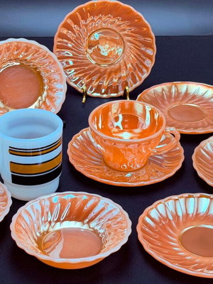 Anchor Hocking vintage collectible set of 11 pieces like new