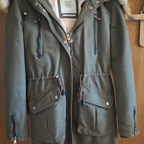 Bershka Premium women's jacket khaki size L like new