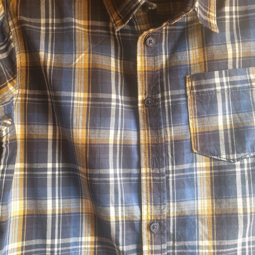 Marks & Spencer Boys' Winter Shirt like new, blue mix, 11-12 years