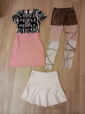 Clothes xs-s like new, set of 3 pieces