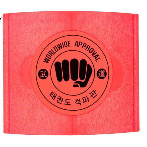 Red Reusable ABS Breaking Tile 25x22x0.7cm for Martial Arts