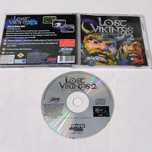 Lost Vikings 2 PC game like new, action puzzle