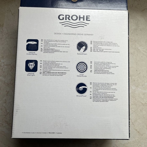 Grohe Tempesta 100 Shower Set new with handset, hose and holder