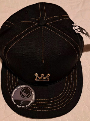 DADA Supreme fitted hat new, size 7 3/8 Large, black