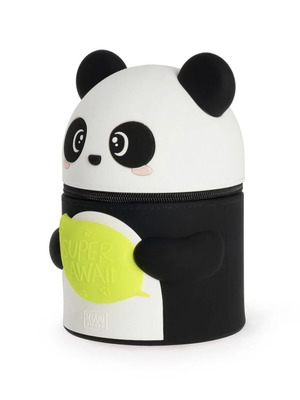 Legami Silicone Pencil Case Super Kawaii 2-in-1 Panda New