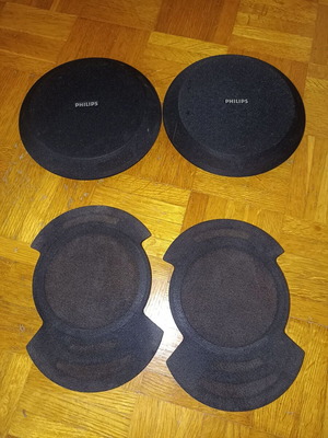 Philips speaker grilles used, large subwoofer
