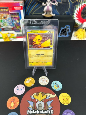 Pikachu (Pokemon Day 2026) 051/162 Black Star Promo like new
