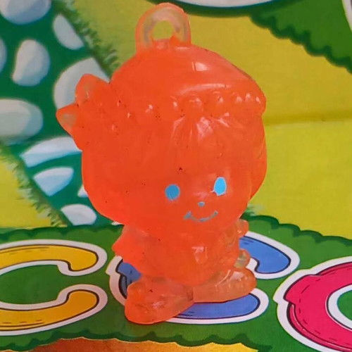Vintage Greek Charmkins rare pink mini figure Hasbro like new