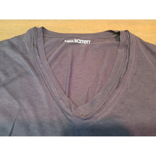Neil Barrett double-layer T-shirt XL blue like new