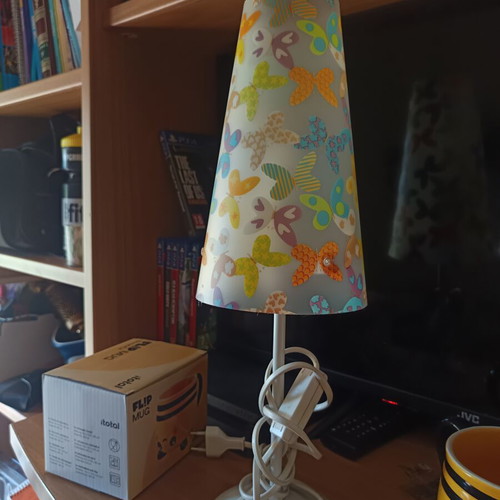 Table lamp used with butterfly design, E14 socket
