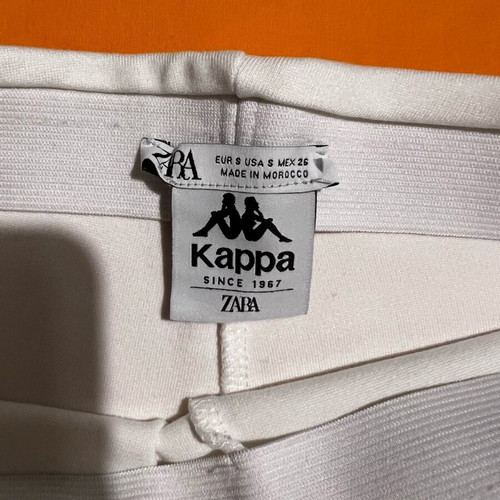 Zara X Kappa active wear new, white, size S