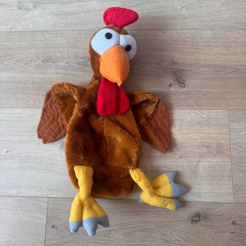 Rooster hot water bottle cover plush 1L like new