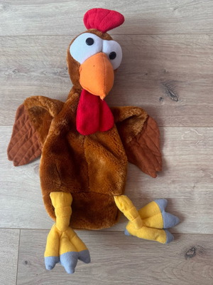 Rooster hot water bottle cover plush 1L like new