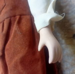 Antique handmade porcelain doll