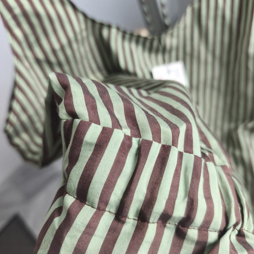 Zara striped green and brown playsuit size M, new