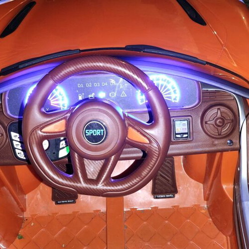 Children's SUV 968 electric car 12 Volt two-seater orange like new