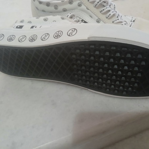 Vans Old Skool Yin Yang Casual Shoes new, size 38.5, white