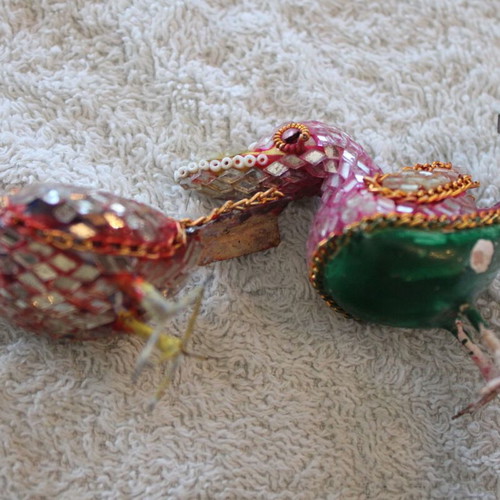 Korean decorative birds new, set of 2 pieces