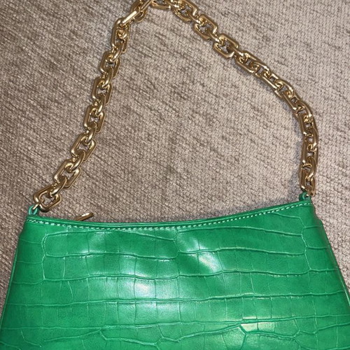Small handbag with gold strap new