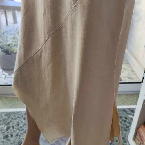 Linen dress like new, beige, size Medium