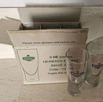 Heineken glasses new, pack of 6 in original box