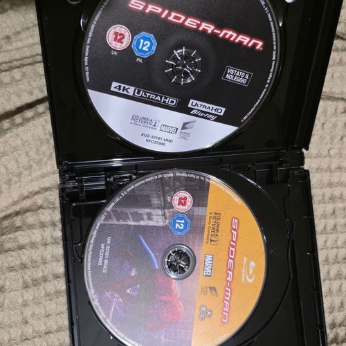 Spiderman Trilogy 4K Blu-Ray like new with subtitles