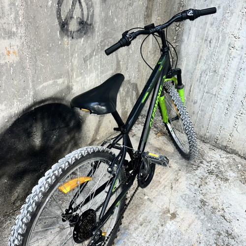 Clermont mountain bike 24 inch, black, men's