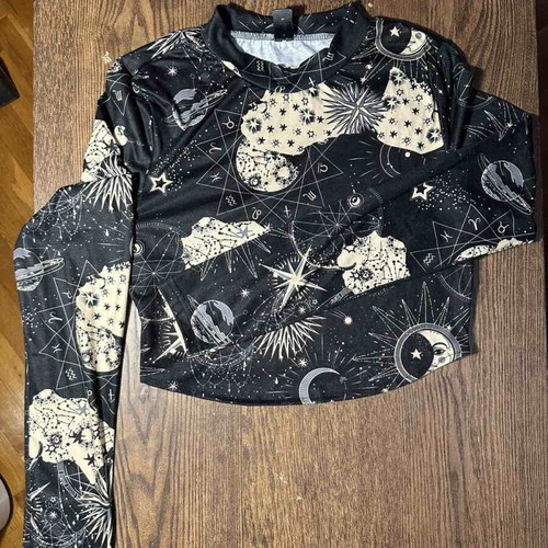 Galaxy crop top like new