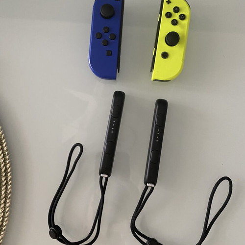 Nintendo Switch Joy-Con pair blue/neon yellow like new