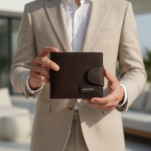Men's wallet BAG TO BAG brown leather premium rustic new