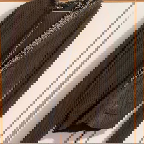 Ζακέτα με επένδυση γούνας σαν καινούργιο, unisex μέγεθος medium