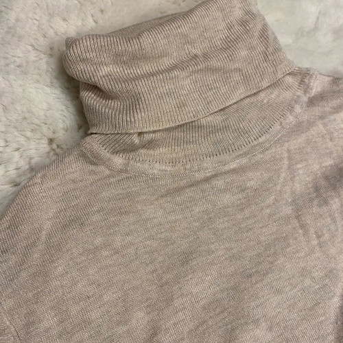 Stradivarius thin turtleneck used, size S, beige with buttons