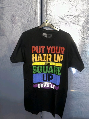Sonya Deville Authentic WWE t-shirt like new, size M, black
