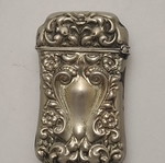 Αντίκα θήκη για σπίρτα Art Nouveau από ασήμι Sterling μεταχειρισμένη