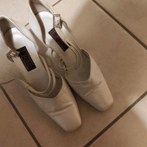Dolce Domenico white shoes size 37 vintage used