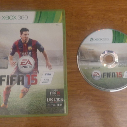 Xbox 360 FIFA 15 used, without manual, fully functional