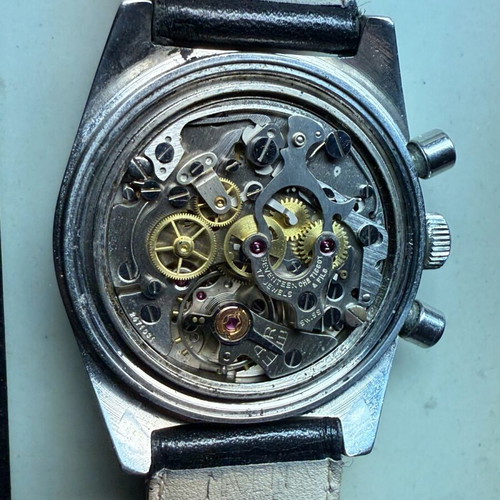 Tissot PR 516 Chronograph Lemania 1783 vintage watch used