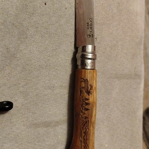 Opinel No8+ EDC set used